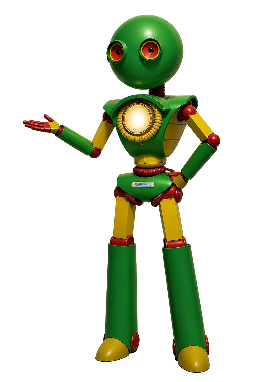 Henry the Computer Recycling LLC mascot ready to help recycle your electronics